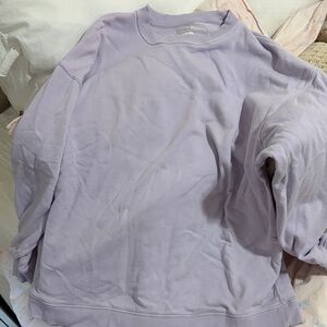 Lavender American Eagle Crewneck Sweatshirt